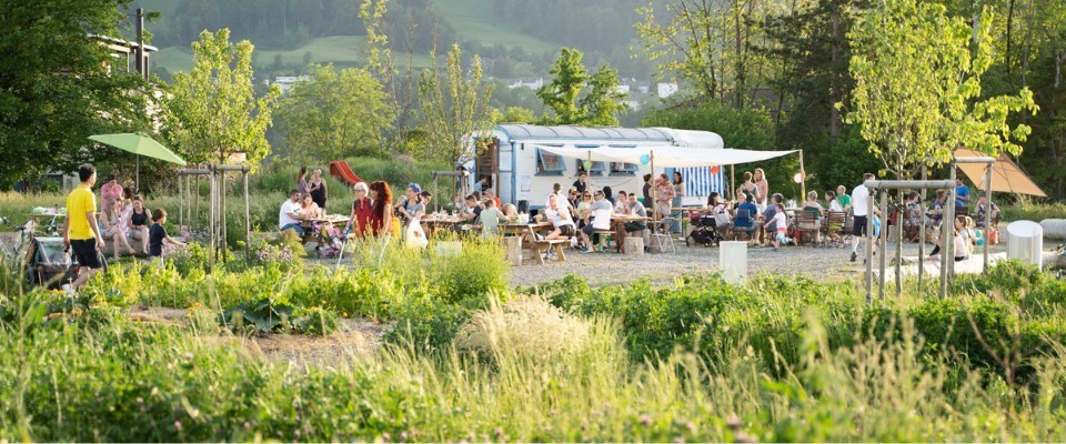 Das PopUp Dietlimoos liegt mitten im Quartier.